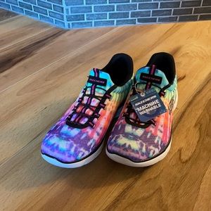Tie Dye Skechers Shoes 🎉 (Machine washable)